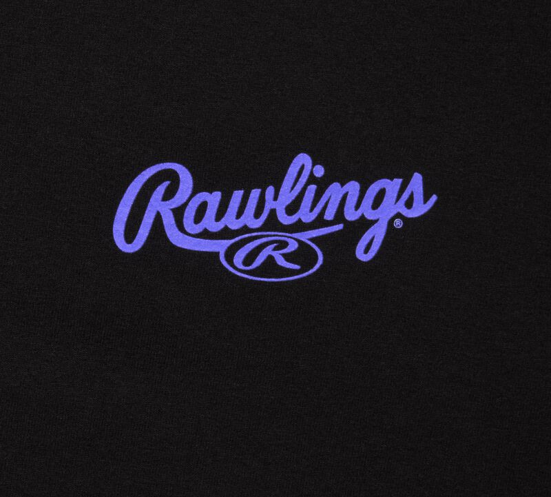 Rawlings Icon Snake Tee, Black, Adult S